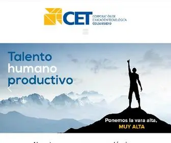 Cetcolsubsidio.edu.co(Universidad técnica) Screenshot