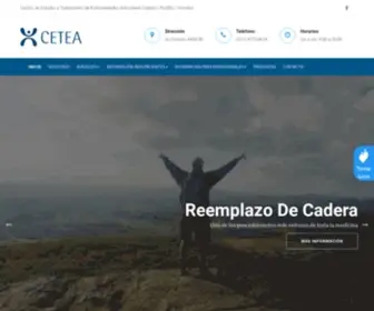 Ceteatrauma.com.ar(Centro de Estudio y Tratamiento de Enfermedades Articulares) Screenshot