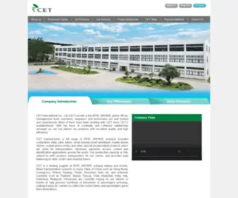 Cetech.com.hk(CET International Co) Screenshot