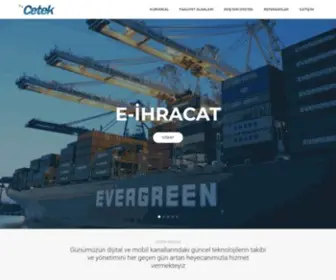 Cetek.com.tr(Cetek Bilişim) Screenshot