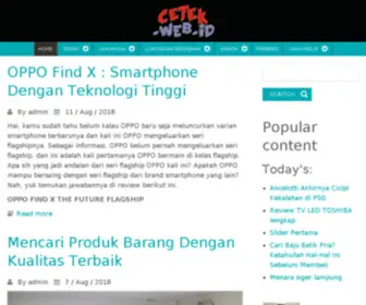 Cetek.web.id(Best Technology Site) Screenshot