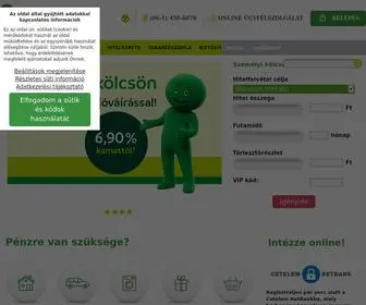 Cetelem.hu(Magyar Cetelem Bank) Screenshot