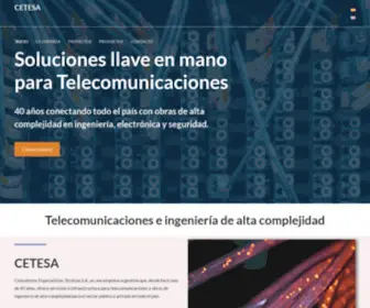 Cetesa.com.ar(Consultores Especialistas Técnicos) Screenshot