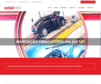 Cetial.pt(Centro de Inspeção Automóvel) Screenshot