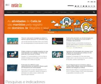Cetic.br(Estatísticas) Screenshot