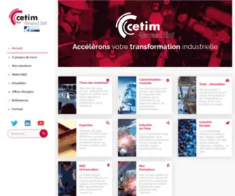Cetim-Cermat.com(Cetim Grand Est) Screenshot