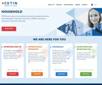 Cetin.cz(Operátoři a partneři) Screenshot