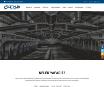 Cetinlermekanik.com(Çetinler Mekanik) Screenshot