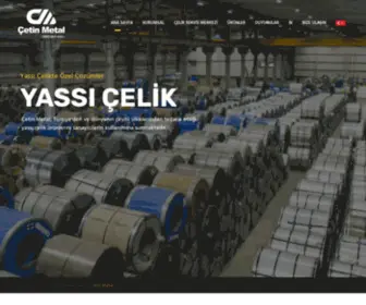 Cetinmetal.com.tr(Çetin) Screenshot