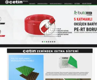 Cetinmuhendislik.com.tr(ÇETİN MÜHENDİSLİK LTD) Screenshot