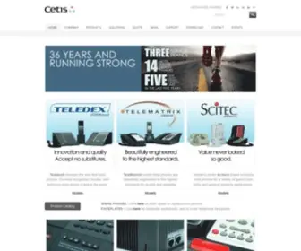 Cetisgroup.com(Cetis Hotel Phones) Screenshot