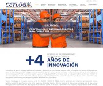 Cetlog.com.pe(Centro de Entrenamiento Técnico en Logística) Screenshot