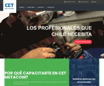 Cetmetacom.cl(CET Metacom) Screenshot