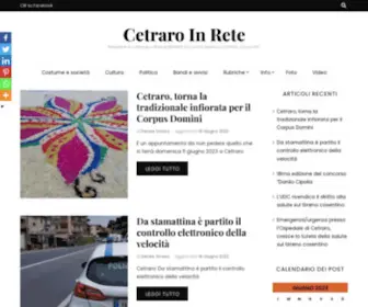 Cetraroinrete.it(L'informazione che mancava) Screenshot