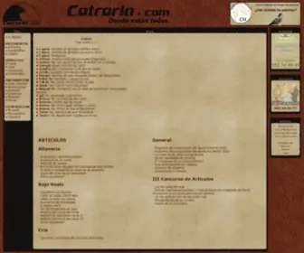 Cetreria.com(Inicio) Screenshot