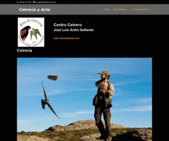 Cetreriayarte.com(Criadero de rapaces) Screenshot