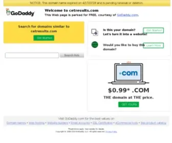 Cetresults.com(Exam Results) Screenshot