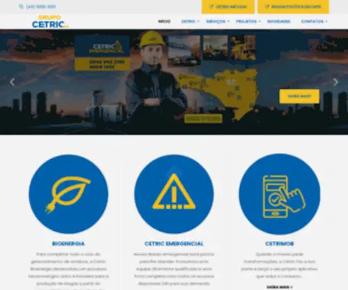 Cetric.com.br(Grupo CETRIC) Screenshot