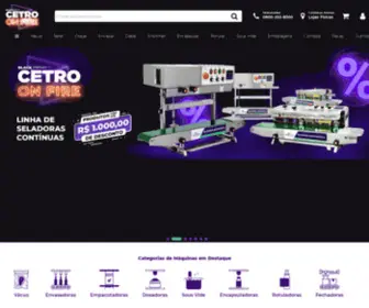 Cetroloja.com.br(Cetro M) Screenshot