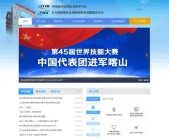 Cettic.gov.cn(中国就业网) Screenshot