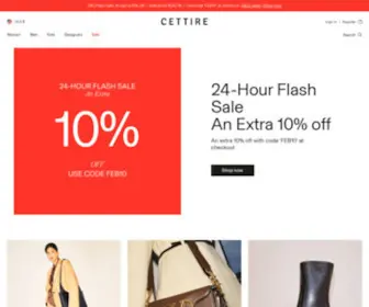 Cettire.com(A Luxury Online Fashion Emporium) Screenshot