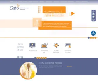 Cettro.com.br(Centro de Câncer de Brasília Cettro) Screenshot