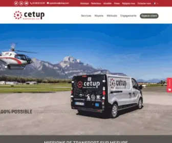 Cetup.com(Solutions de transport sur mesure) Screenshot