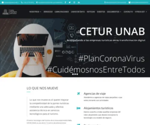 Ceturunab.cl(CETUR UNAB) Screenshot