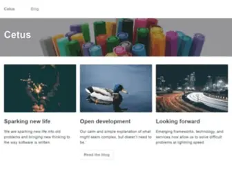 Cetus.io(Making the Complex) Screenshot