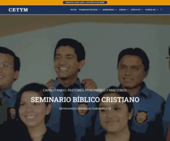 Cetym.com(Capacitación para los llamados al santo ministerio. Especialidades) Screenshot