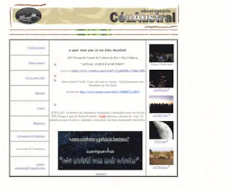 Ceuaustral.pro.br(Observatório) Screenshot