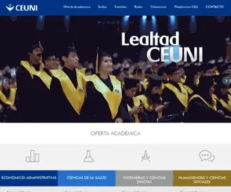 Ceuni.edu.mx(Inicio) Screenshot