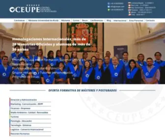 Ceupe.es(Masters, cursos y MBA online) Screenshot