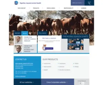 Ceva.co.za(Ceva Animal Health) Screenshot