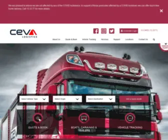 Cevacarcarrying.com.au(Interstate Car Transport Services) Screenshot
