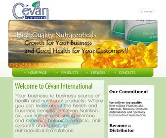 Cevan.com(Cevan International) Screenshot