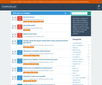 Cevapliyo.com(CEVAPLIYO) Screenshot