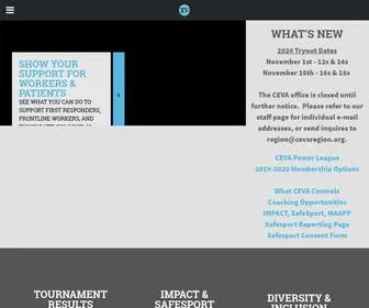 Cevaregion.org(Columbia Empire Volleyball) Screenshot