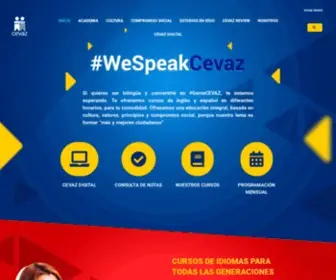 Cevaz.org(Centro Venezolano Americano del Zulia) Screenshot