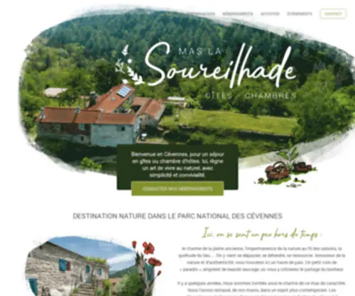 Cevennes-Gite-Soureilhade.com(Mas la Soureilhade) Screenshot