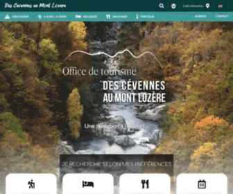 Cevennes-Montlozere.com(Des Cévennes au Mont Lozère) Screenshot