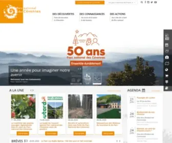 Cevennes-Parcnational.fr(Parc National des Cévennes) Screenshot