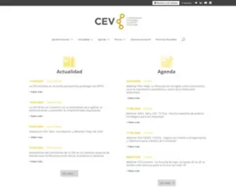 Cev.es(Confederación Empresarial de la Comunitat Valenciana) Screenshot