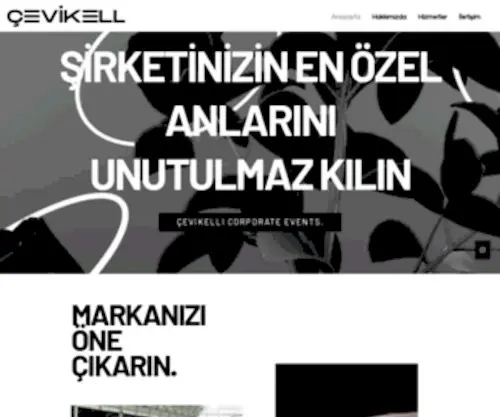 Cevikelli.com(Çevikelli Corporate Events) Screenshot