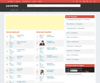 Cevirim.com(Şarkı Sözleri) Screenshot