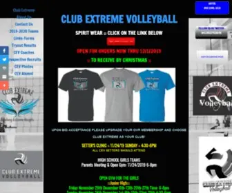 Cevohio.org(Club Extreme Volleyball) Screenshot