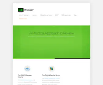 Cewebinar.com(CE Webinar) Screenshot