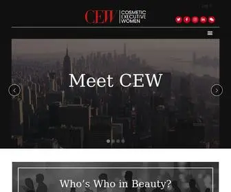 Cew.org(Cosmetic Executive Women) Screenshot
