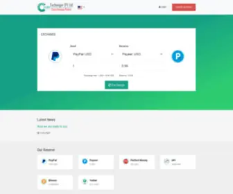 Cexpe.com(Exchange or Accept fiat and Cryptocurrency on your personal Account or Website) Screenshot