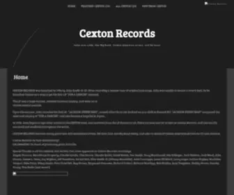 Cexton.com(Cexton Records) Screenshot